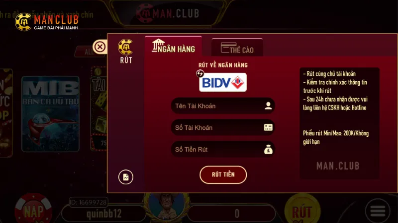 Không Rút Được Tiền Manclub: Giải Quyết Vấn Đề Nhanh Chóng 2 Nguyên nhân phổ biến dẫn đến tình trạng không rút được tiền manclub