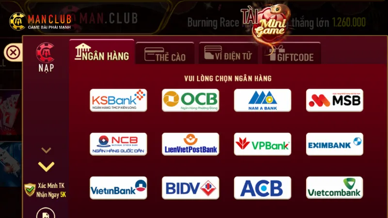 Nạp Tiền Manclub: Hướng Dẫn Nhanh Chóng, Dễ Dàng Cho Người Mới 2 Nạp tiền manclub - hướng dẫn các phương thức cụ thể